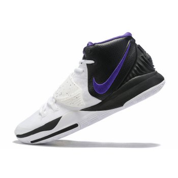 2019 Nike Kyrie 6 Black White-Purple Shoes